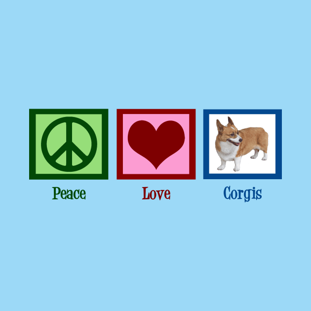 Peace Love Corgis by epiclovedesigns