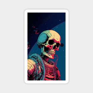 Dead Skull Astronaut Magnet