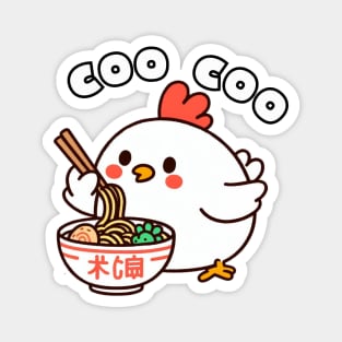 Ramen life Chicken Magnet