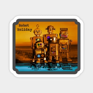 Robot Holiday Magnet