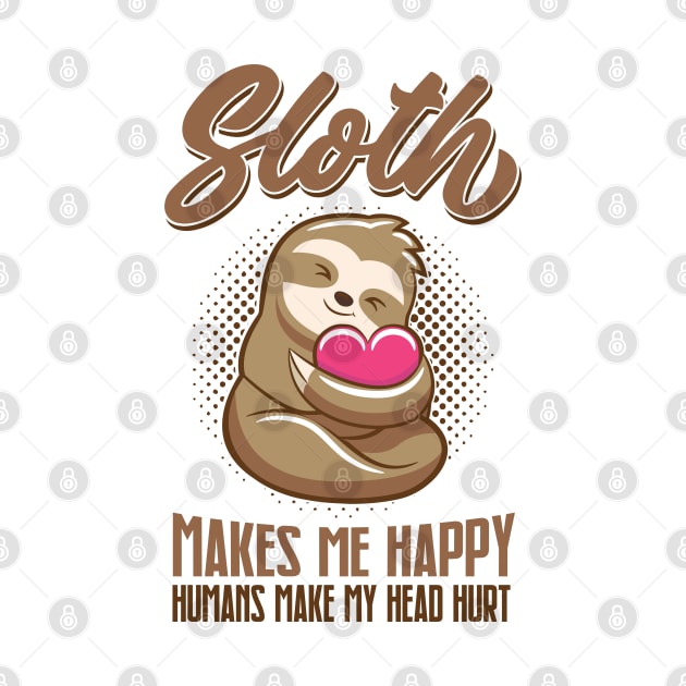 Cute Sloth Baby Animal by PHDesigner