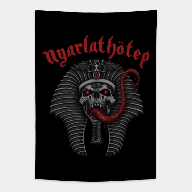 Nyarlathotep Reborn - Azhmodai 23 Tapestry by azhmodai