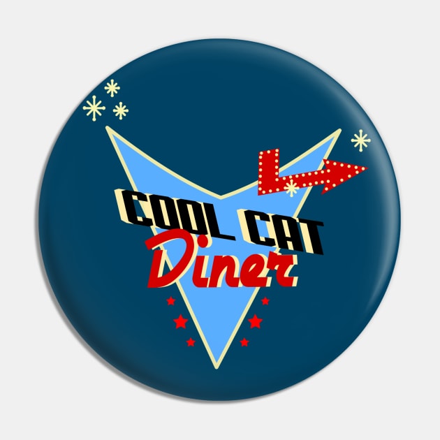 Coolcat Diner Pin by TaliDe