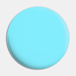 Artic Blue Plain Solid Color Pin