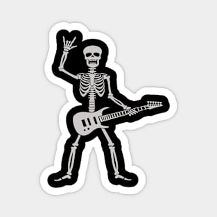 Rock Out Skeleton Magnet