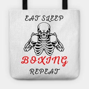 Eat Sleep Boxing Repeat Tote