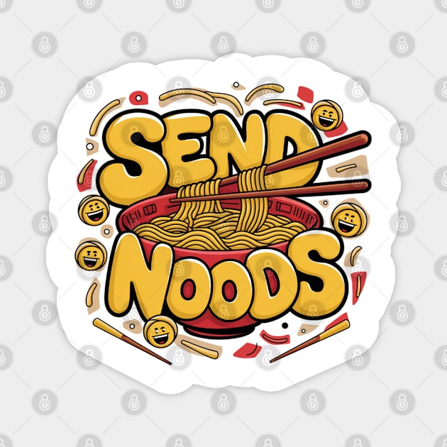 Send Noods Ramen | Food Lover Magnet by Pixel Threads 