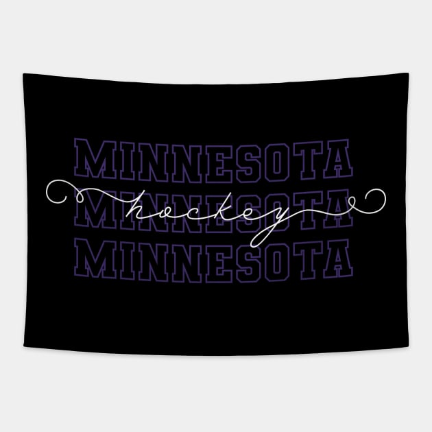 PWHL Hockey Minnesota Tapestry by Made Adventurous
