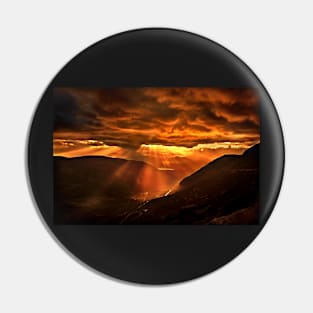 Fire in the sky Pin