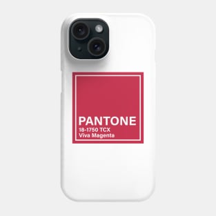 Pantone 18-1750 TCX Viva Magenta , color of the year 2023 Phone Case