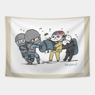 Chibi Payday Tapestry