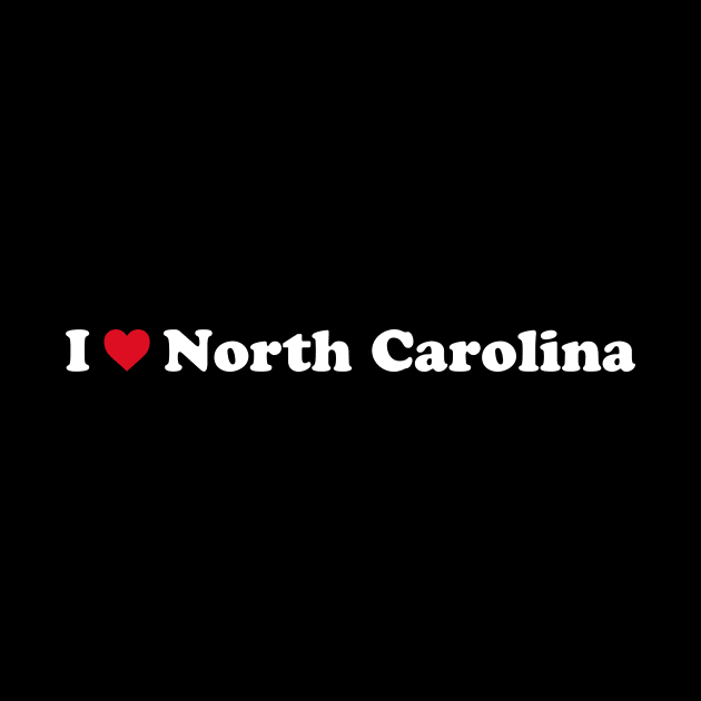 I ❤️ North Carolina by Novel_Designs