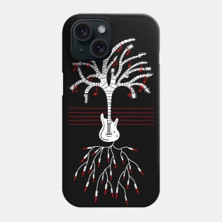 Guitar Tree White Phone Case