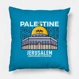 Jerusalem (Always Belongs To Palestine) Pillow