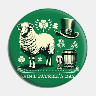 Saint Sheep - Saint Patrick's Day Pin