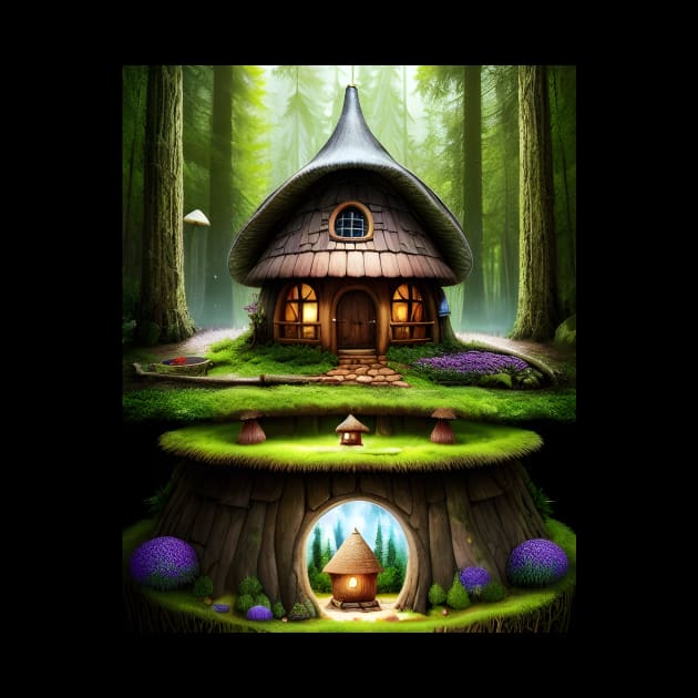 Mushroom House 07 by Jaymz Weiss Designz