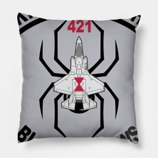 421st Fighter Squadron - Kiss of Death Pillow