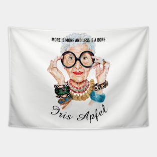 Iris Apfel More Is More Funny Quotes Tapestry