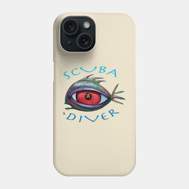 SCUBA Diver Phone Case by Lefrog