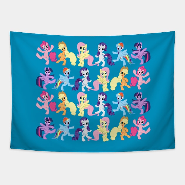 My Grateful Pony Tapestry by BossFightMAM