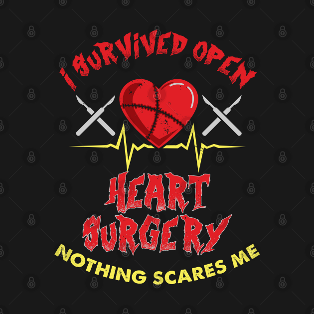 Disover Open Heart Surgery Survivor Gift Idea - I Survived Open Heart Surgery - T-Shirt