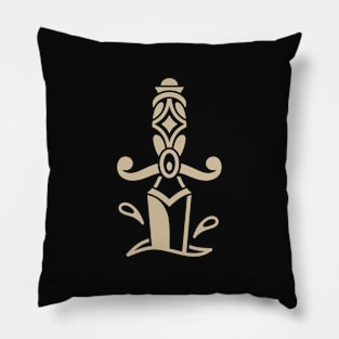 Skull and dagger Pillow