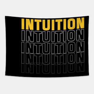 Intuition typography Tapestry