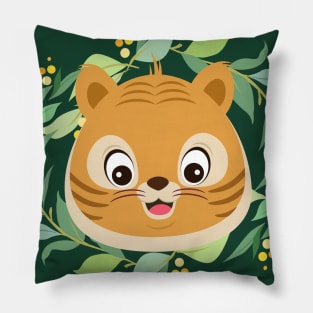 Baby tiger head Pillow