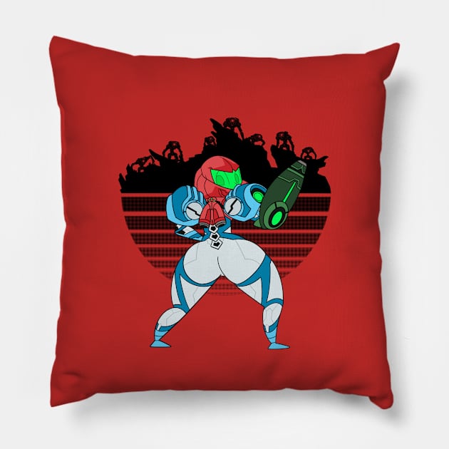 Booty Hunter Pillow by DrawingsFromHell