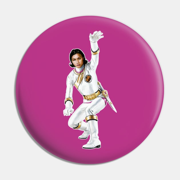 Power Rangers Wild Force White Pin by BigMike