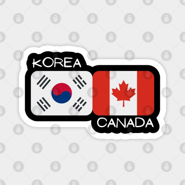 Korean Canadian - Korea, Canada Magnet by The Korean Rage