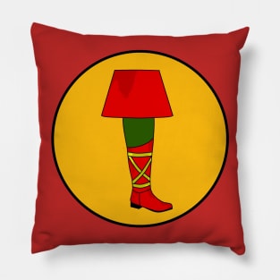 Green Leg Lamp Parody Pillow