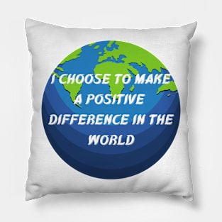 Good vibes in the World Pillow