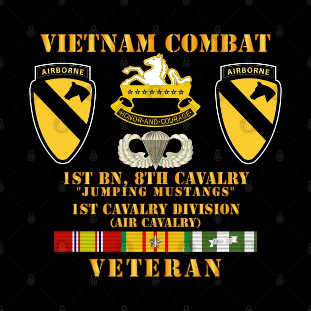 Vietnam Combat Vet w 1st Bn 8th Cav 1st Cav Div - Jump Mustangs - Hat by twix123844