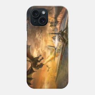 Battle of Britain versus Dragons Air Combat Phone Case