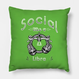 Zodiac attributes: Libra Pillow