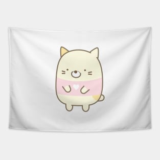 Neko heart t-shirt Tapestry