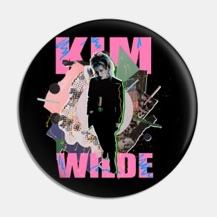 KIM WILDE 80S RETRO STYLE Pin