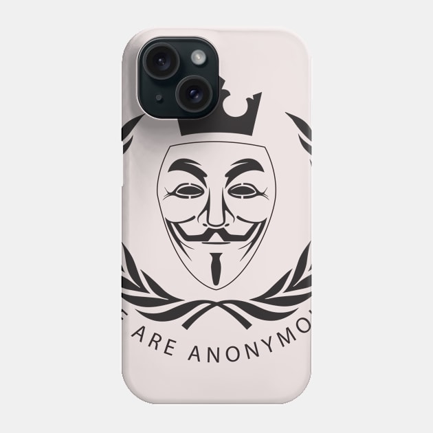 we are anonymous Phone Case by joeblack88