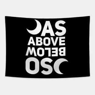 As Above So Below T-Shirt | Witch Clothing | Wicca Clothes | Witchy Shirt | Witchcraft Aesthetic Tapestry