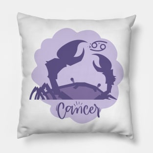 Cancer: Embrace the depths, where emotions flow. Pillow
