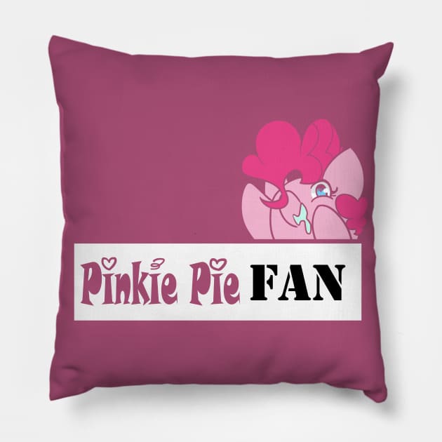 Pinkie Pie Fan Badge Pillow by kelsmister