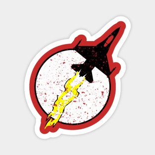 F-16 Fighting Falcon Thunder Logo Magnet