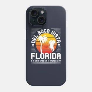 Del Boca Vista, Florida. Retirement Community. Vintage v2 Phone Case