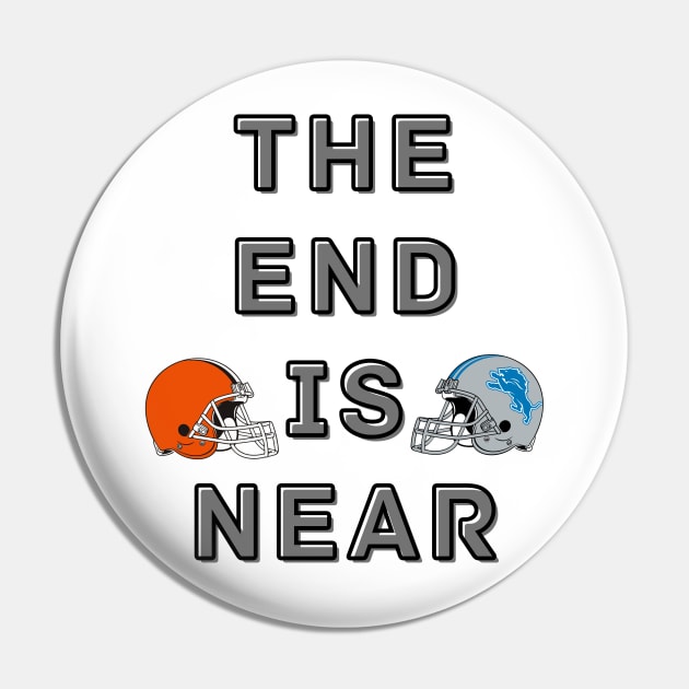 Cleveland Browns vs Detroit Lions 2024 Football Game Pin by Little Duck Designs