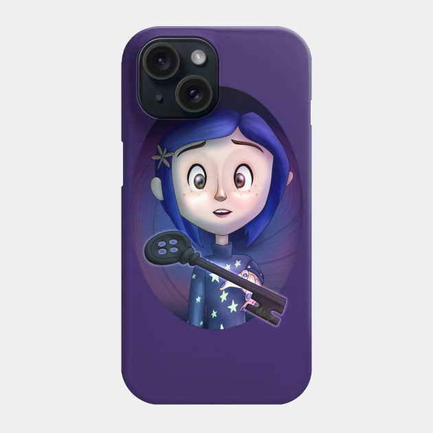 Coraline: Be Careful What You Wish For Phone Case by vcm1824