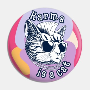 karma is a cat - midnights album Pin