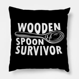 Cute Wooden Spoon Survivor Pillow