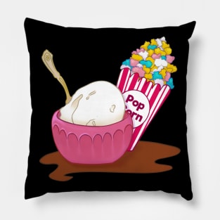 Ice Cream Popcorn Pillow