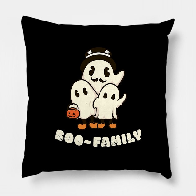 the ghost family Pillow by Giraroad